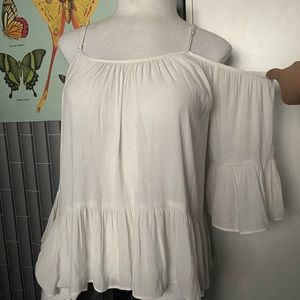 3for15 Off the shoulder sheer top